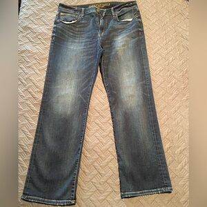 American Eagle Jeans Mens 36x30 Blue Extreme Flex Boot Cut Denim *Measures 35x29